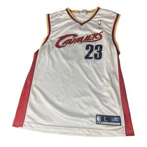 Reebok Men’s Cleveland Cavaliers Lebron James 23 Jersey Sz Large
